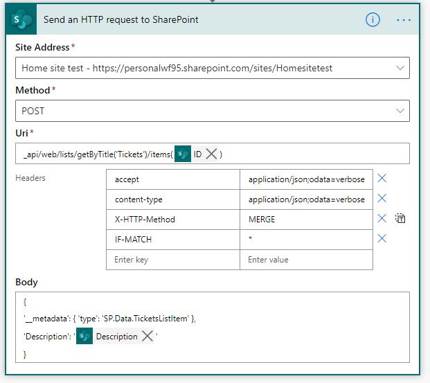 Updating SharePoint Column With REST API Call In Power Automate Imenos